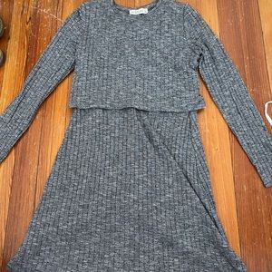 Grey Sweater Dress
